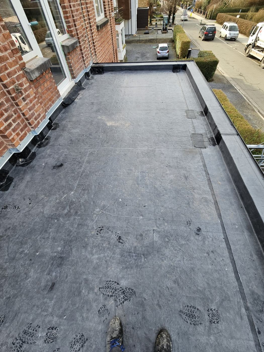 Rénovation EPDM avec rehausse d’acrotères à Godinne - photo 3