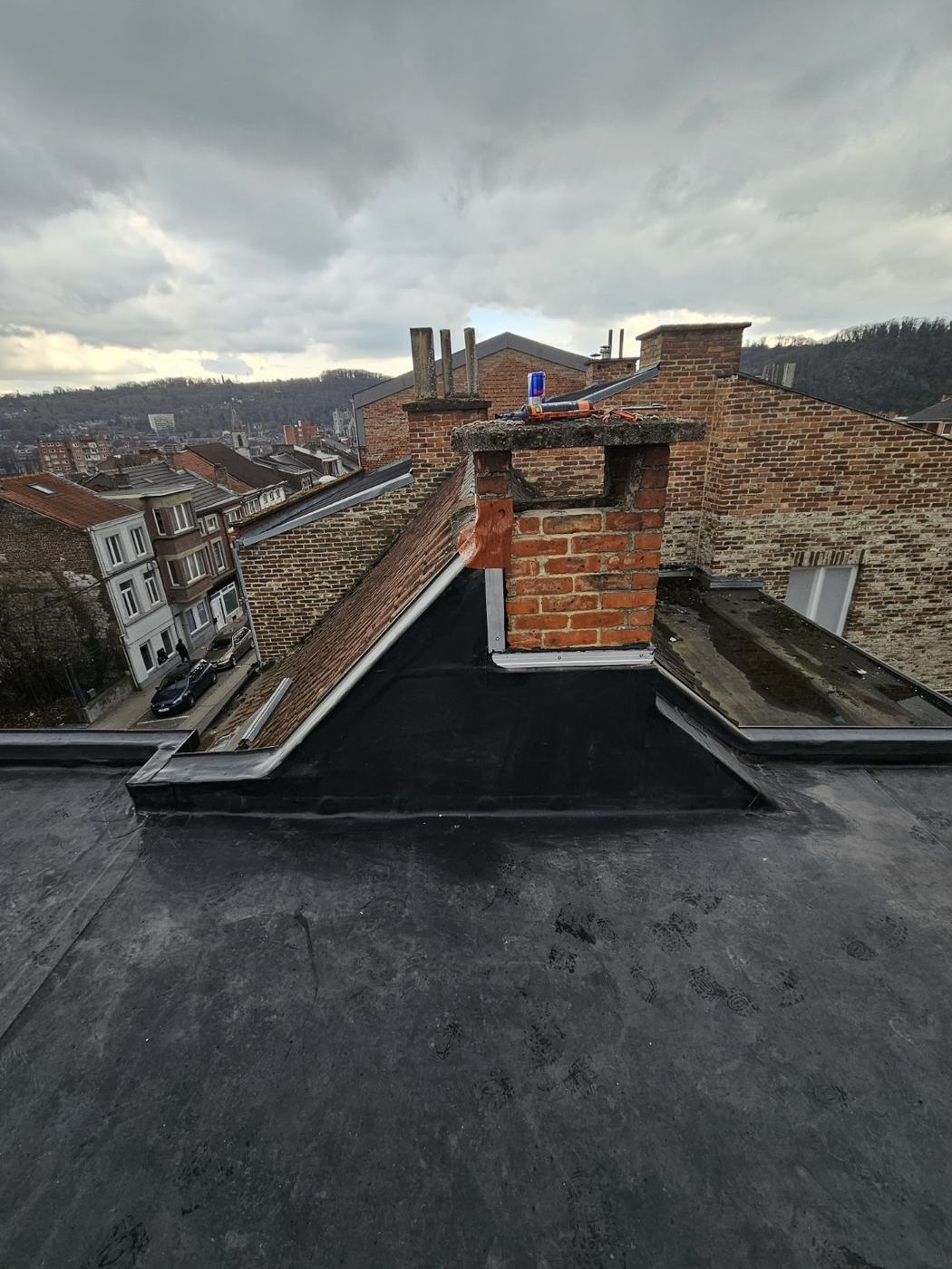 Rénovation complète EPDM avec bardage Cedral à Huy - photo 9